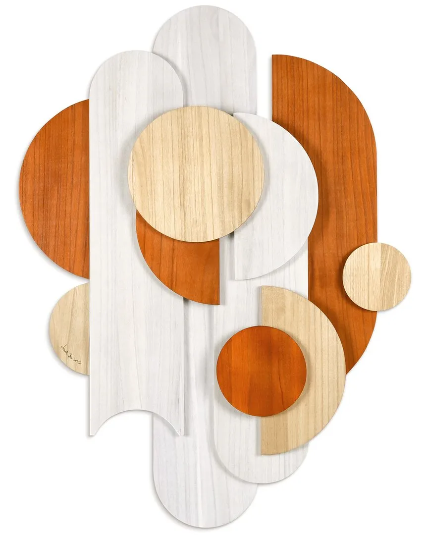 Cinnamon Dreamscape I Handmade Wall Art - Cinnamon, Paulownia Wood image