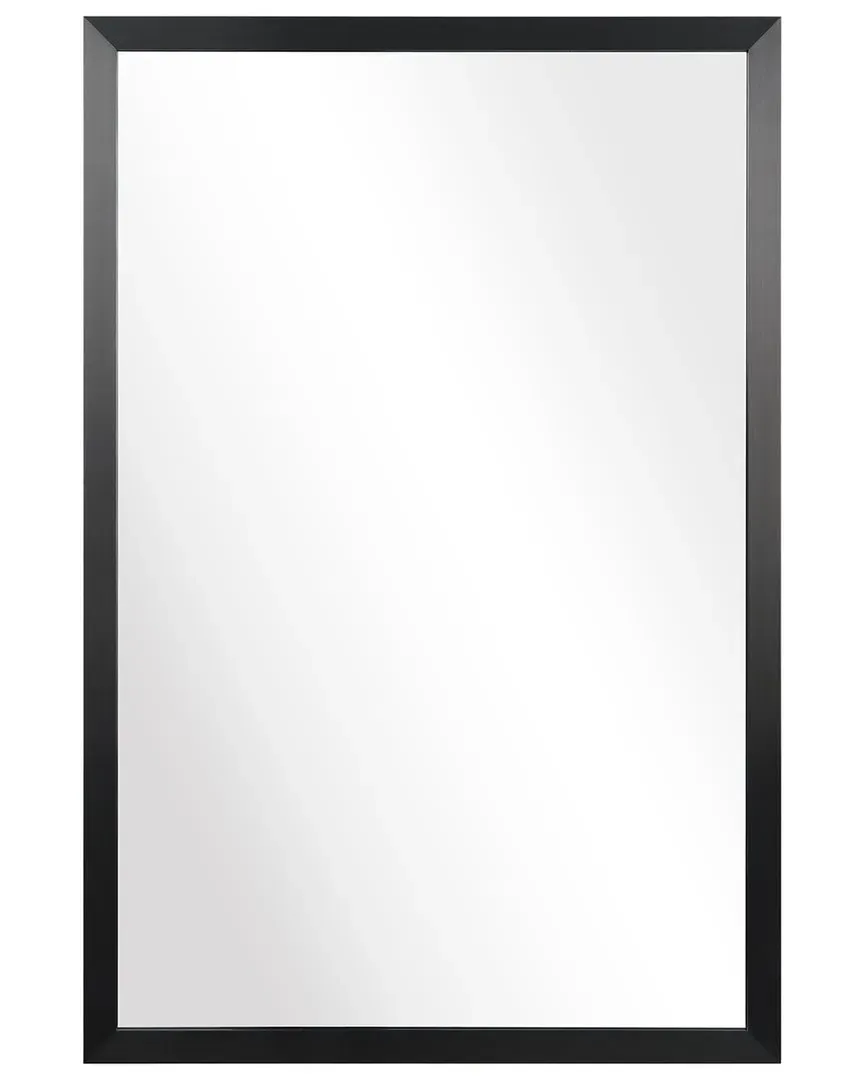 Contempo Rectangle Wall Mirror - Black, Stainless Steel image