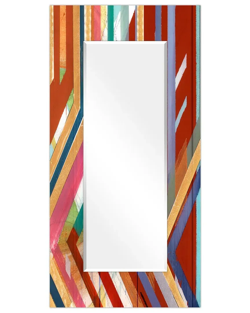 Lineal Color Rectangular Wall Mirror - Tempered Glass