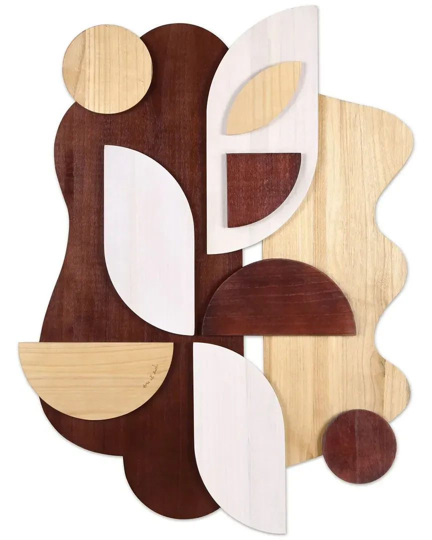 Sands Serenade I Dimensional Wall Art - Natural, Paulownia Wood image