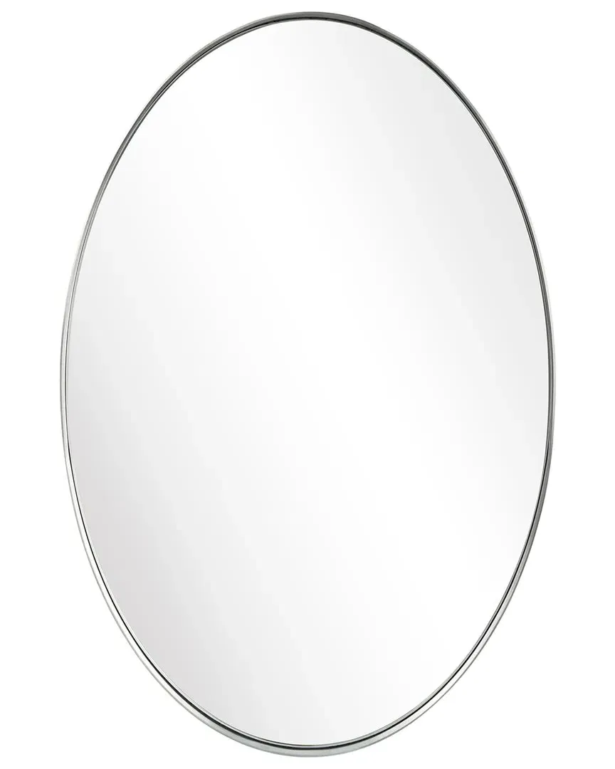 Ultra Oval Wall Mirror - Silver, Stainless Steel