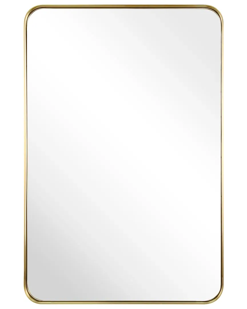 Ultra Rectangle Wall Mirror - Brushed Gold, Stainless Steel