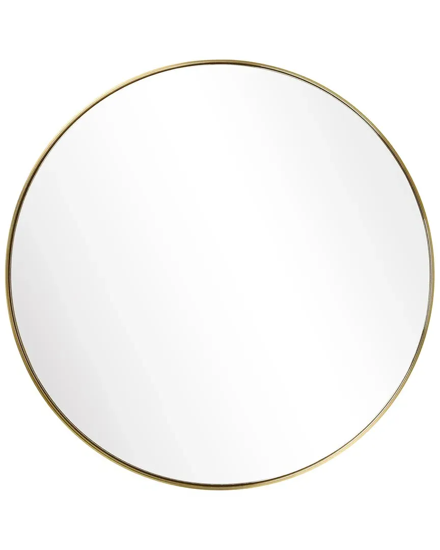 Ultra Round Wall Mirror - Brushed Gold, Stainless Steel