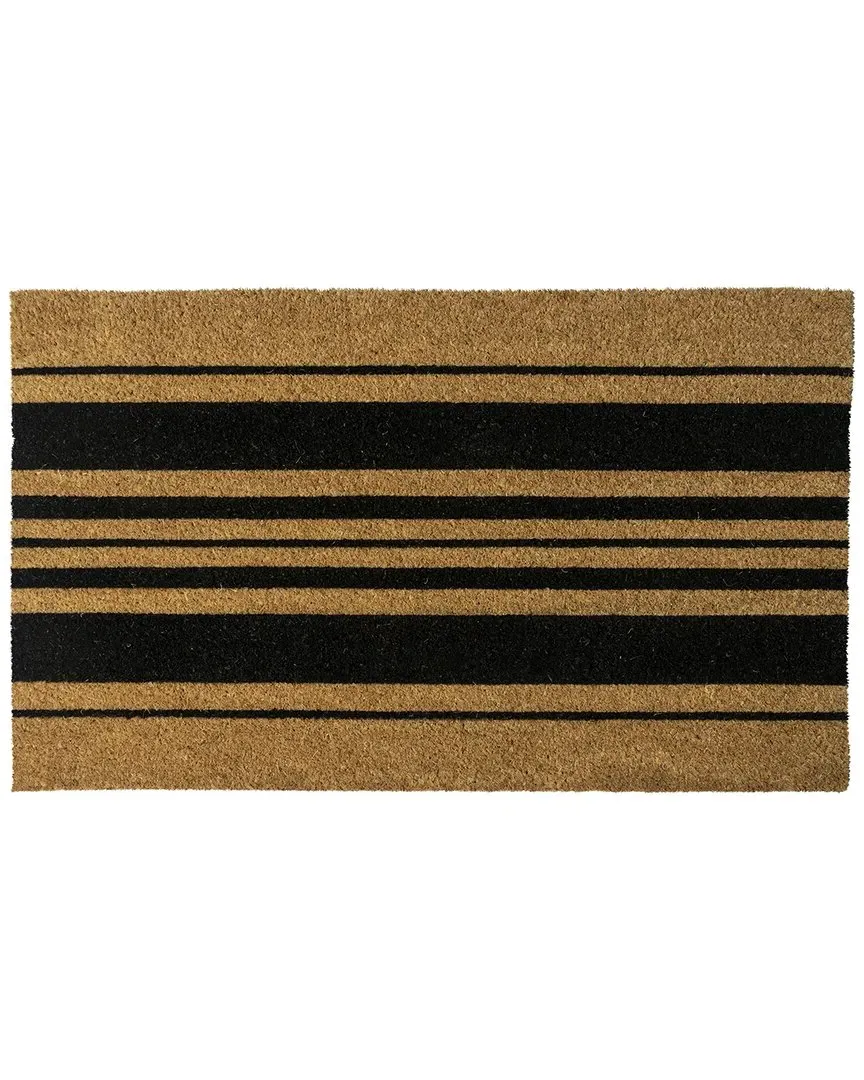 Bold Stripes Coir Doormat - Natural image