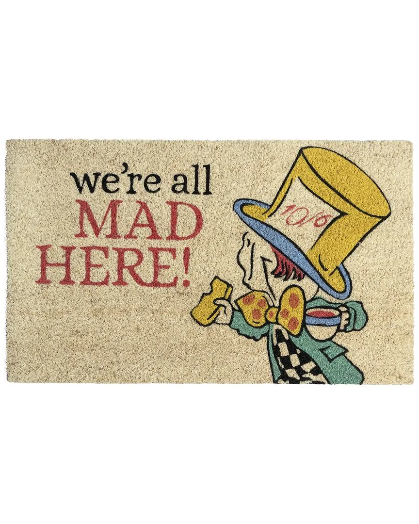 Victoria & Albert Museum Mad Hatter Coir Doormat - Multi