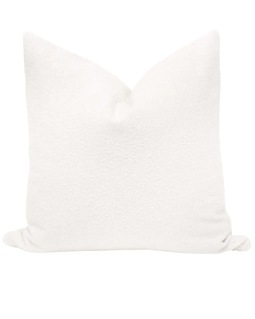 Set of 2 26in Euro Pillows - White, Boucle
