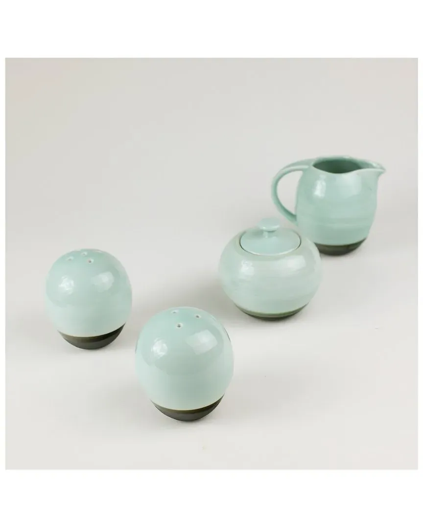 Diana 4-Piece Breakfast Table Accessory Set - Turquoise image