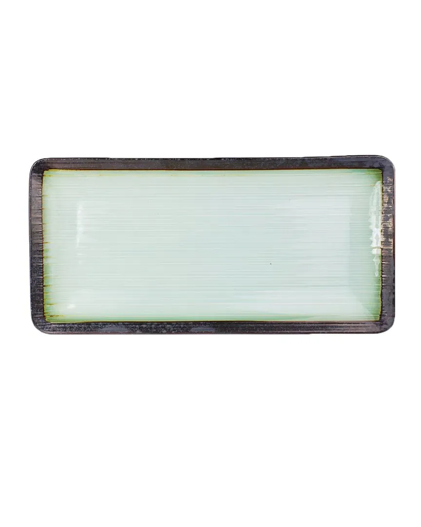 Diana Rectangular Serving Platter - Turquoise, Porcelain image