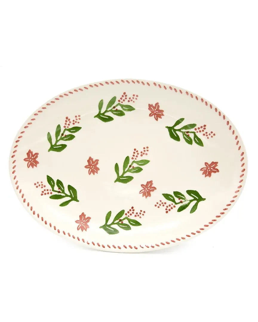 Natal Medium Oval Platter - Multicolor, Ceramic image