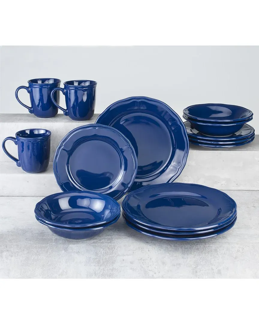 Siena 16pc Dinnerware Set - Multicolor, Earthenware image
