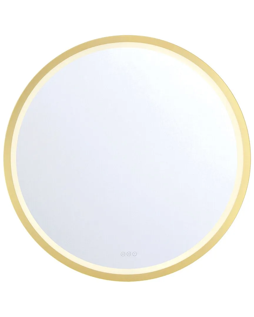 Artell 42in Square Mirror - Brushed Gold image