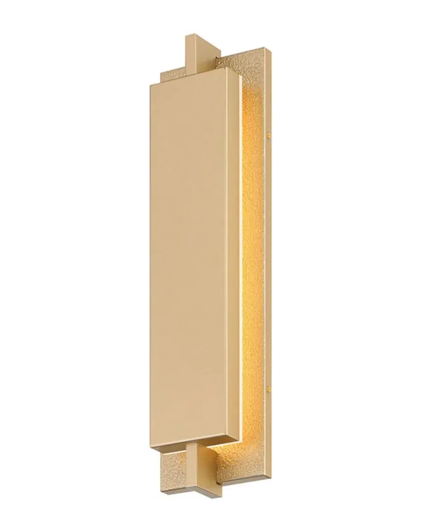 Tribek 21in Outdoor Light - Gold, Steel image