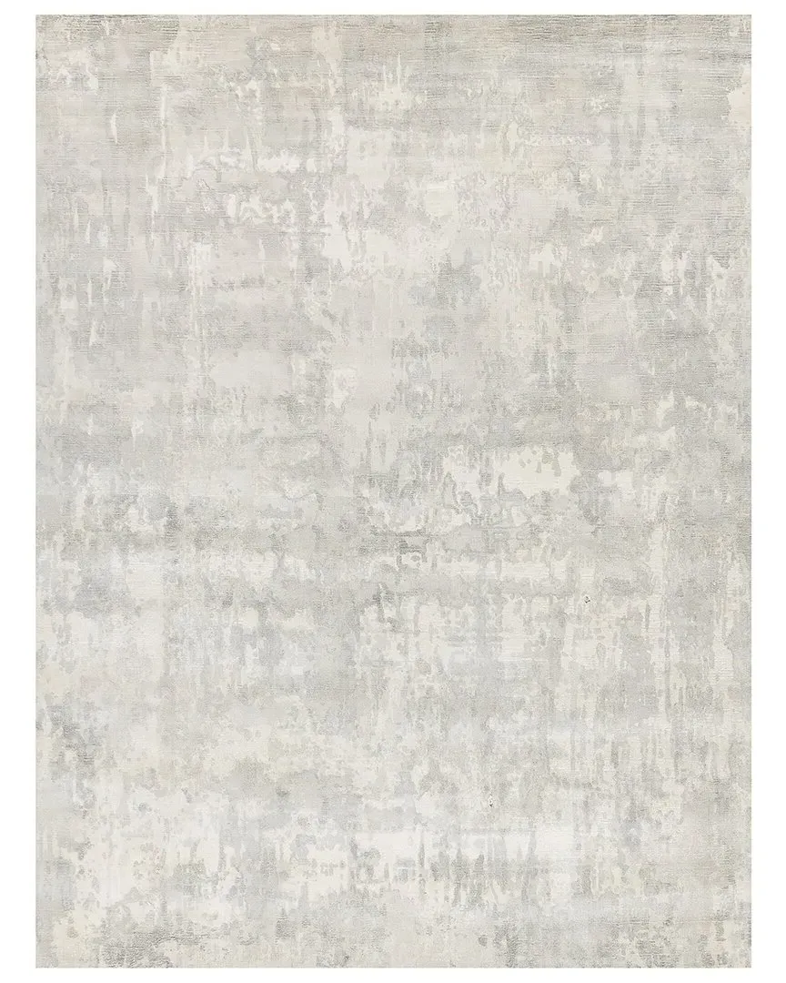 Murano Hand-Loomed Rug - Silver, New Zealand Wool