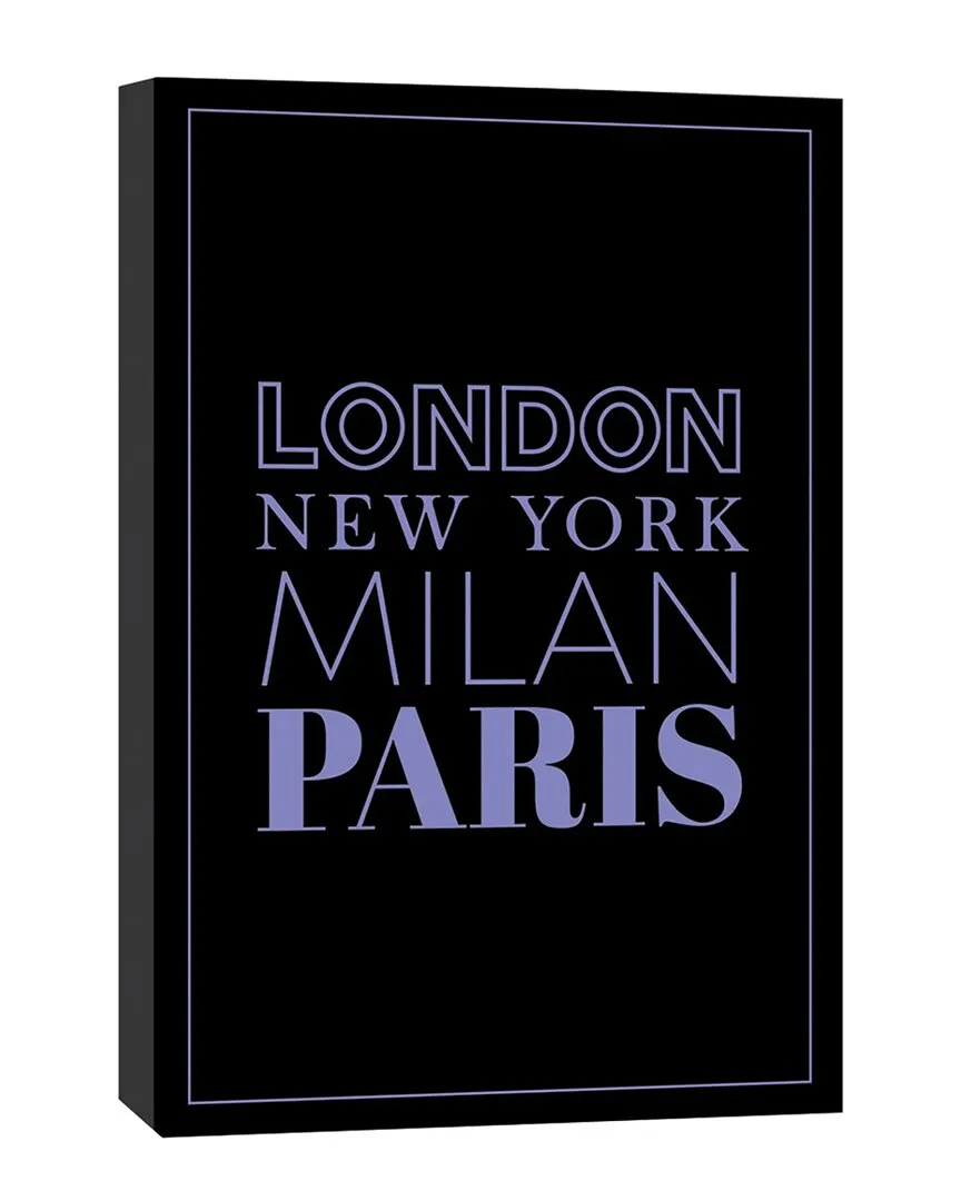 Fashion Cities Wall Art - Canvas