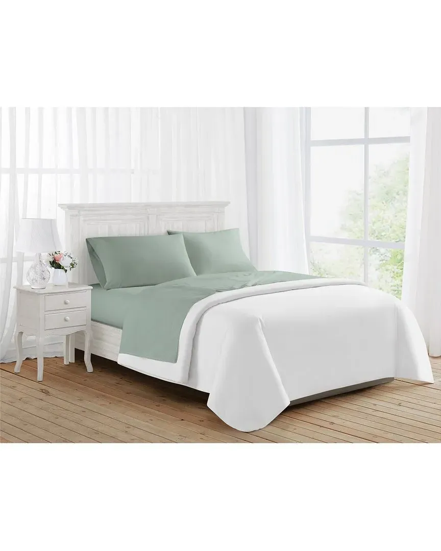 Rachel Ashwell Washed Cotton Sheet Set - Green image