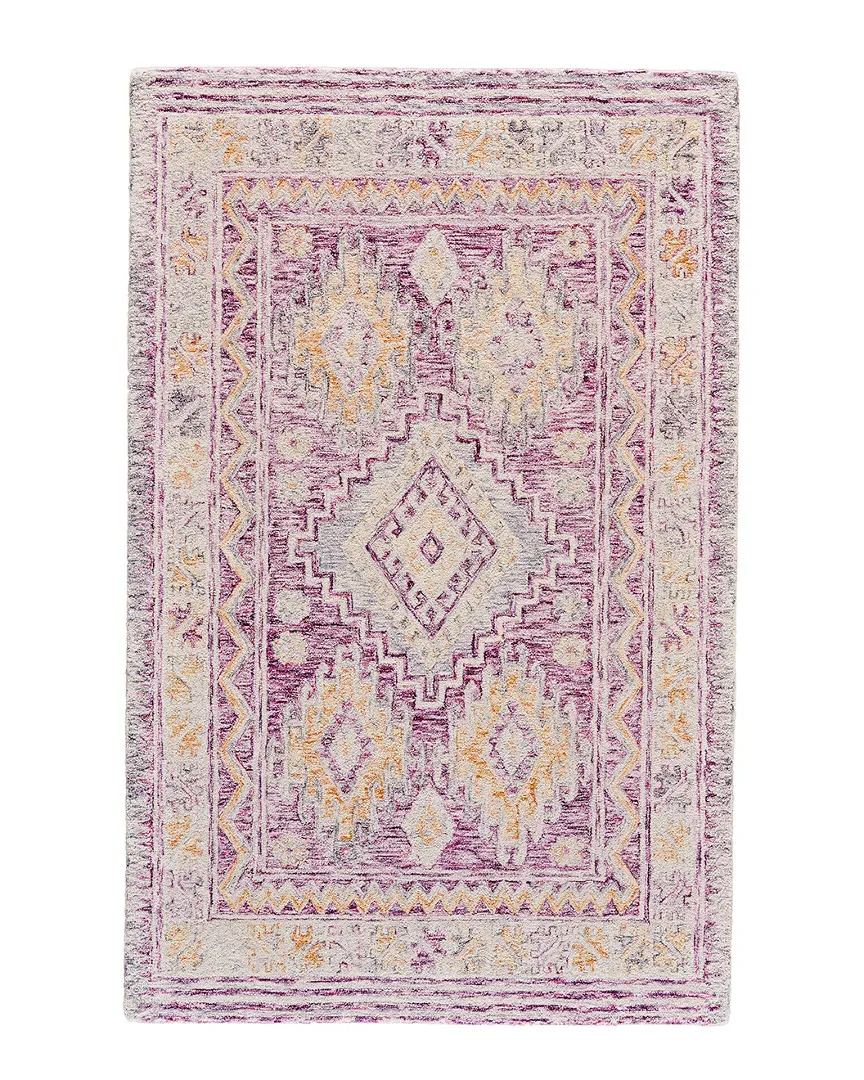 Binada Hand-Tufted Rug - Pink, Wool