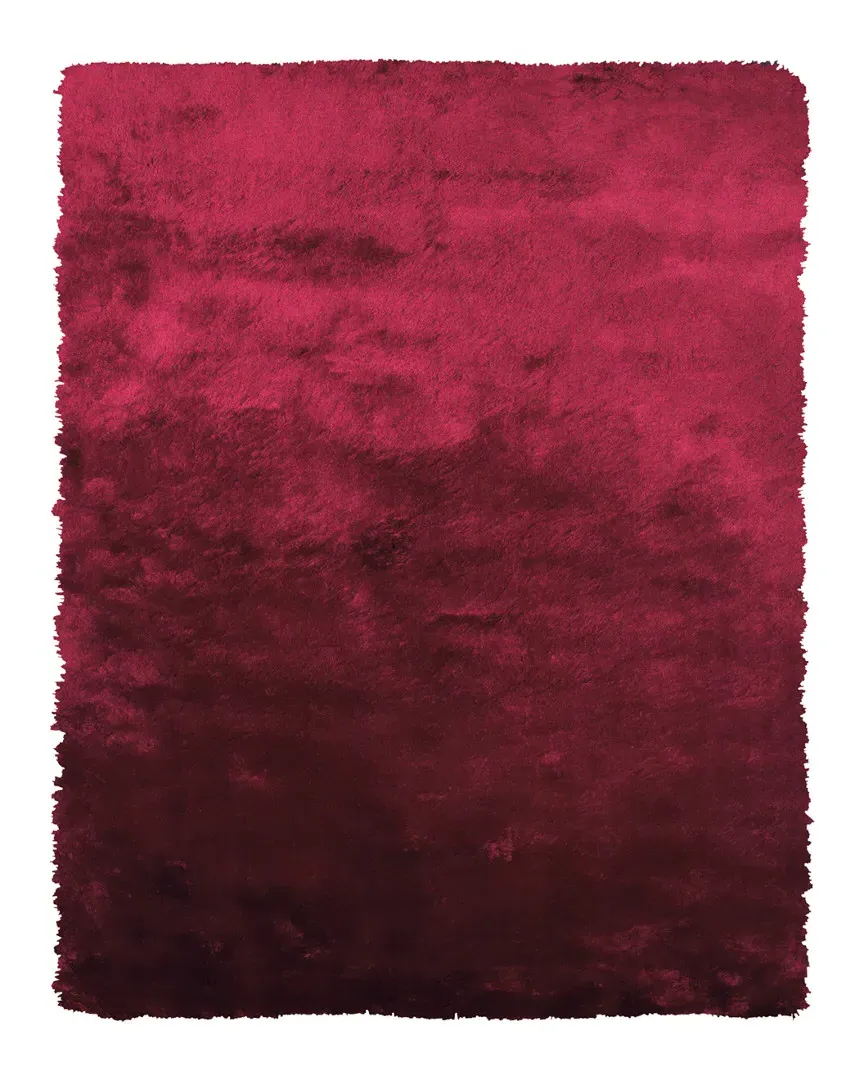 Isleta Hand-Tufted Rug - Cranberry, Art Silk