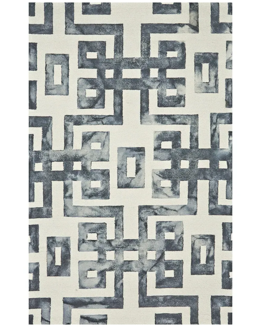 Lorrain Hand-Tufted Rug - Noir, Wool