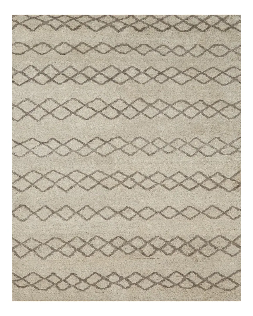 Midelt Hand-Knotted Rug - Natural, Wool