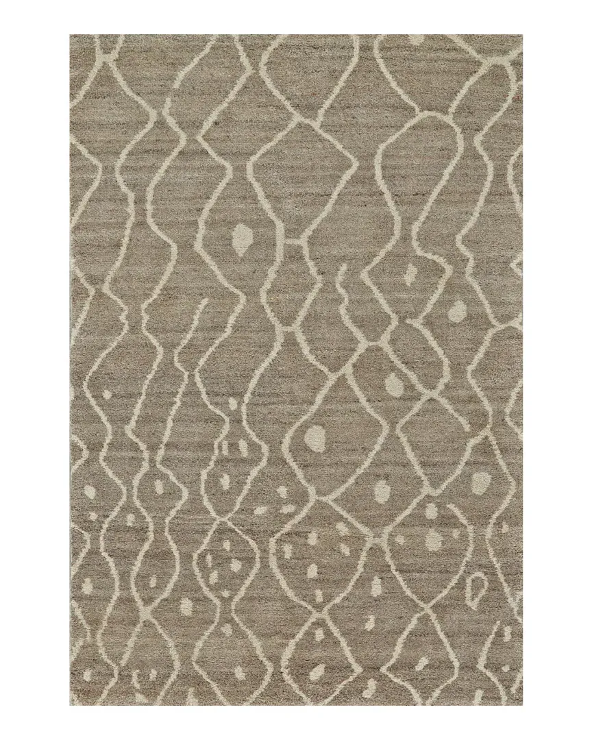 Midelt Hand-Knotted Rug - Natural, Wool image