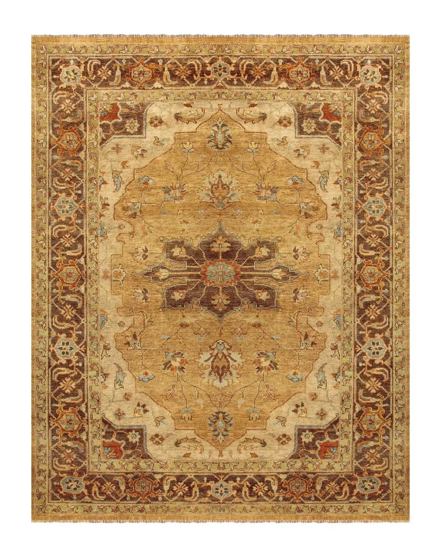 Ustad Hand-Knotted Rug - Gold, Wool