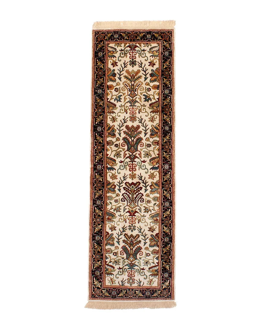 Agra Hand-Knotted Rug - Ivory, Wool image