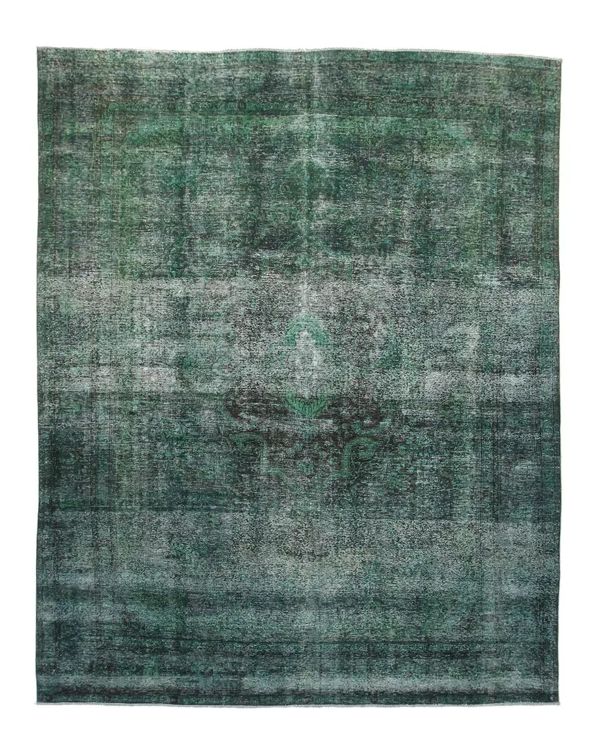 F.J. Kashanian Hand-Woven Wool Rug - Green image