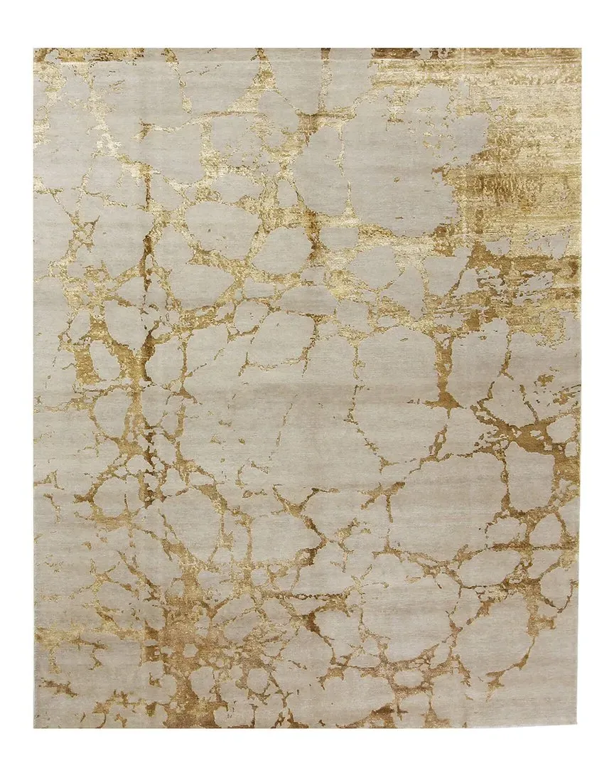 Lovelace Hand-Woven Wool Rug - Gold image