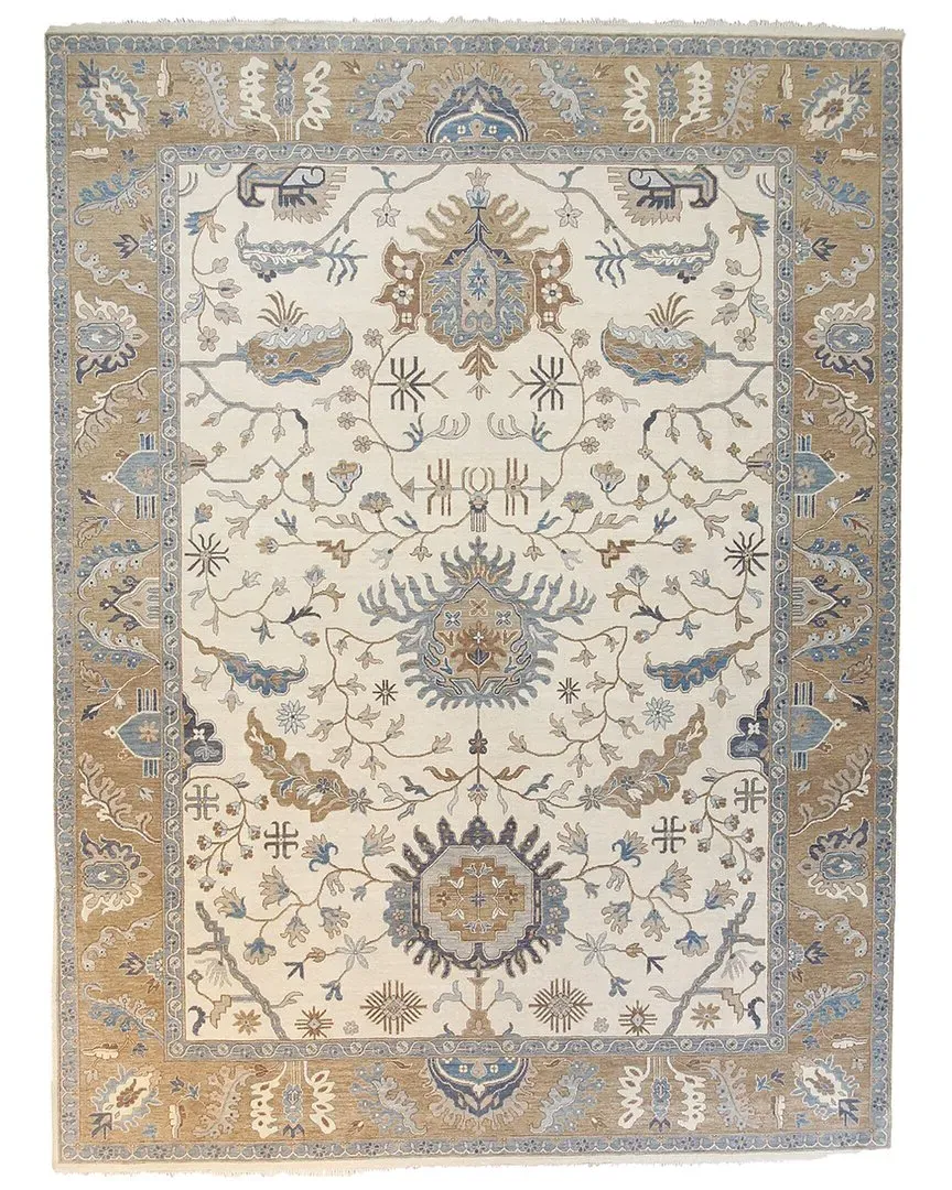 Oushak Rug - Ivory, Wool