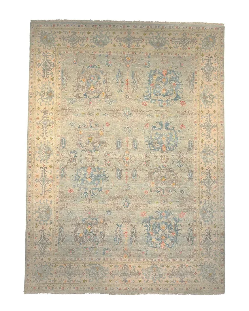 Oushak Wool Rug - Blue image