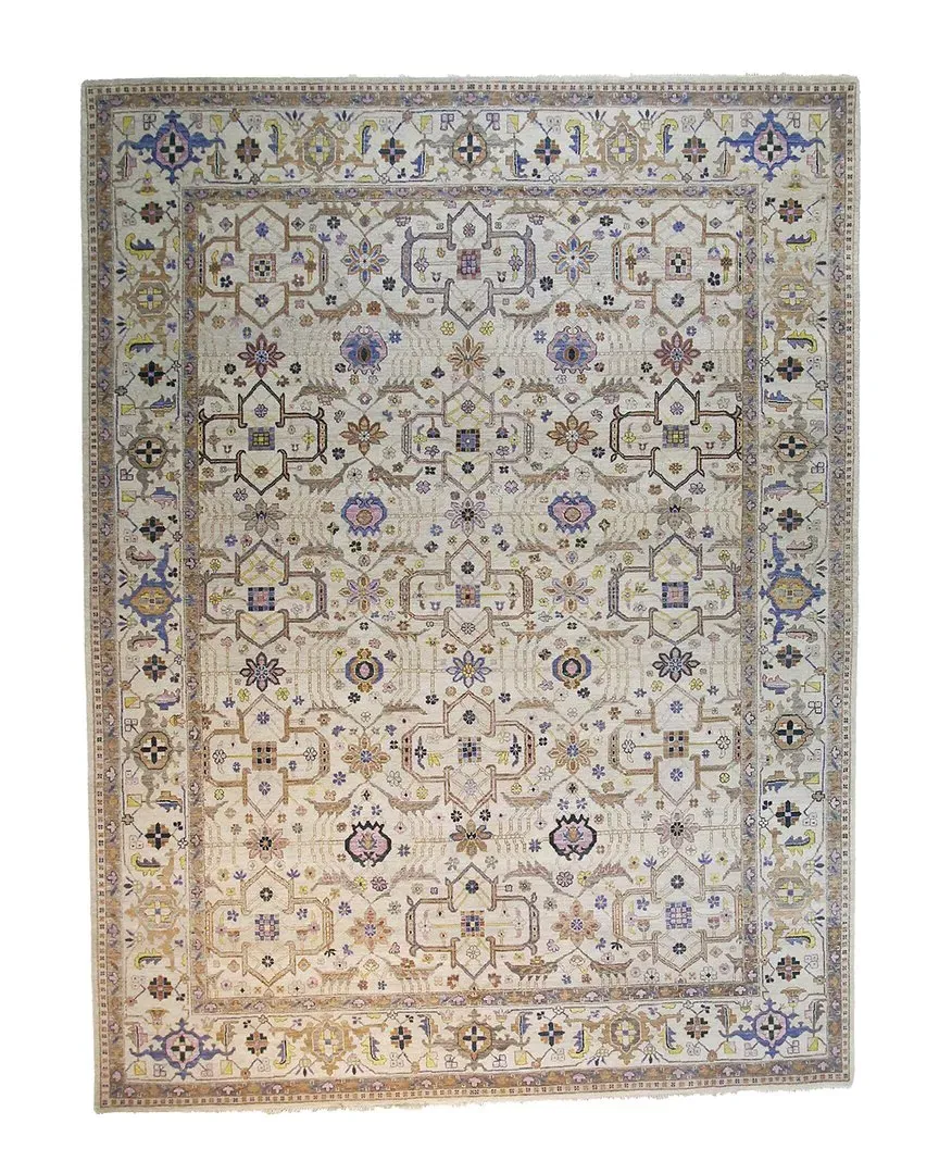Oushak Wool Rug - Grey