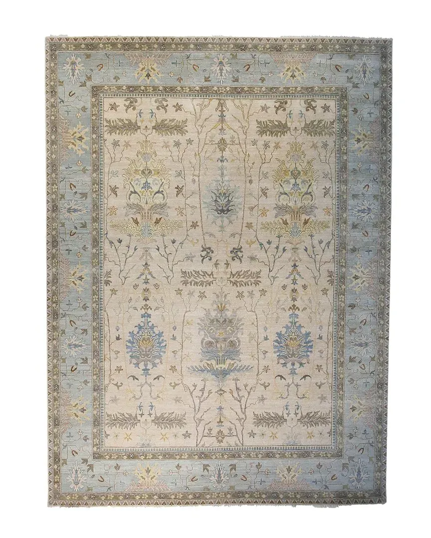 Oushak Wool Rug - White