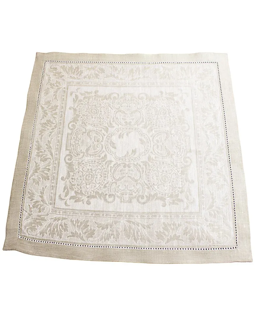 Set of 6 Linen Arboretum Napkins - Ivory image