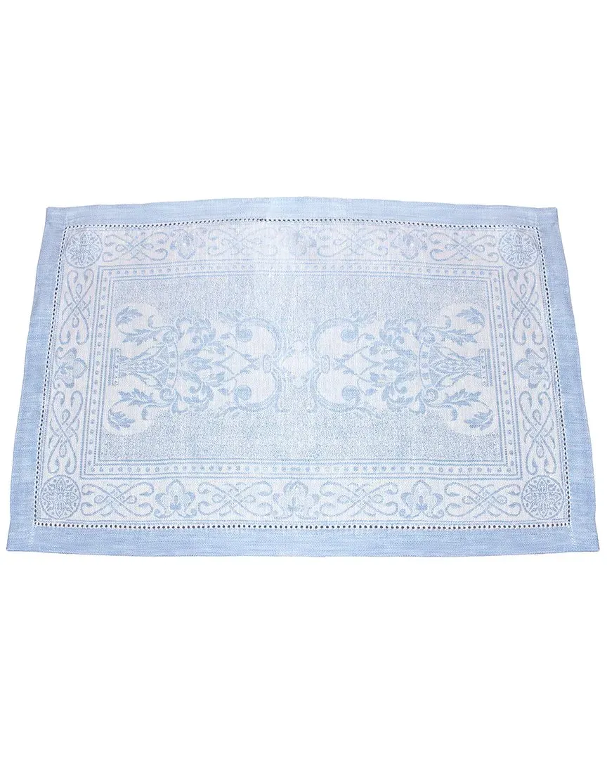 Set of 6 Linen Astra Placemats - Ivory