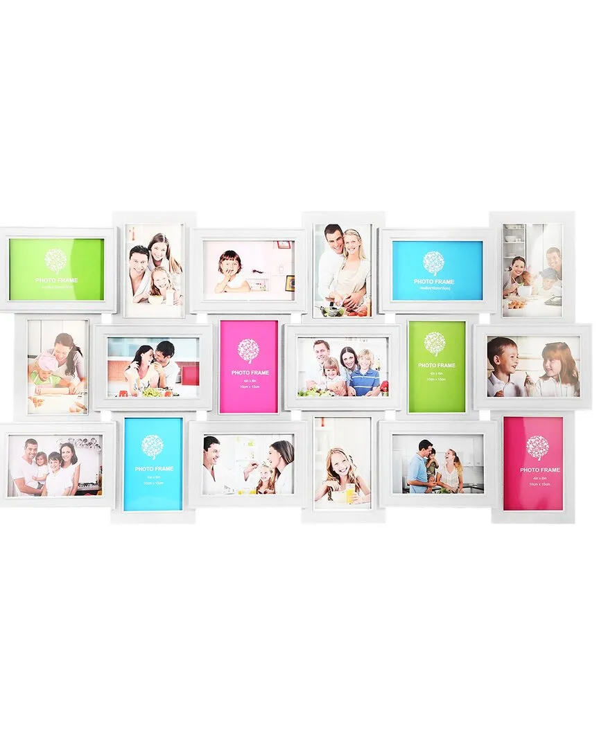 12/18 Pictures Frames Collage - White image