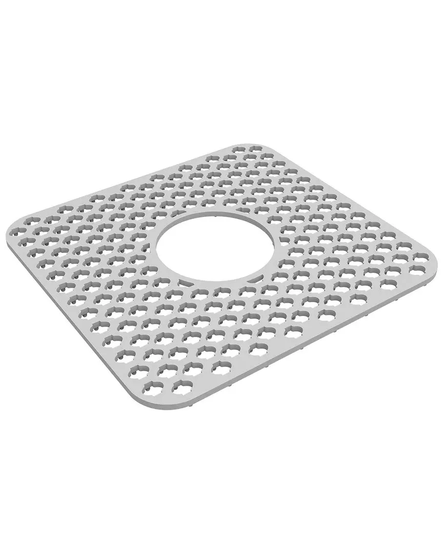 2pc Silicone Grid Sink Mats - Grey