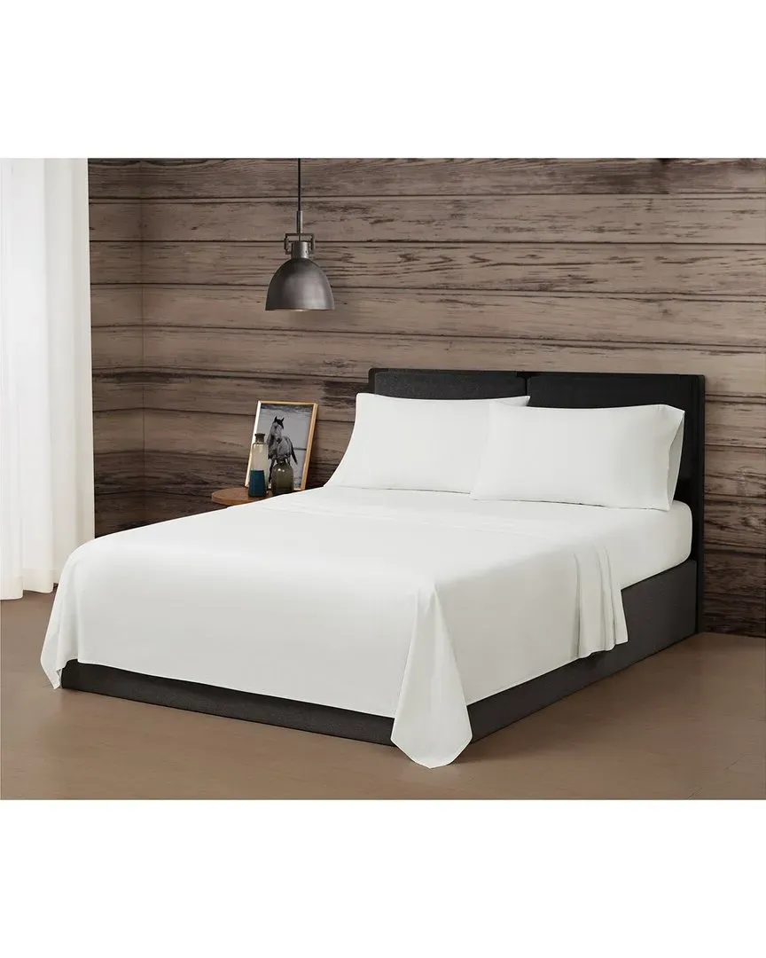 Vintage Washed Cotton Sheet Set - White, Cotton