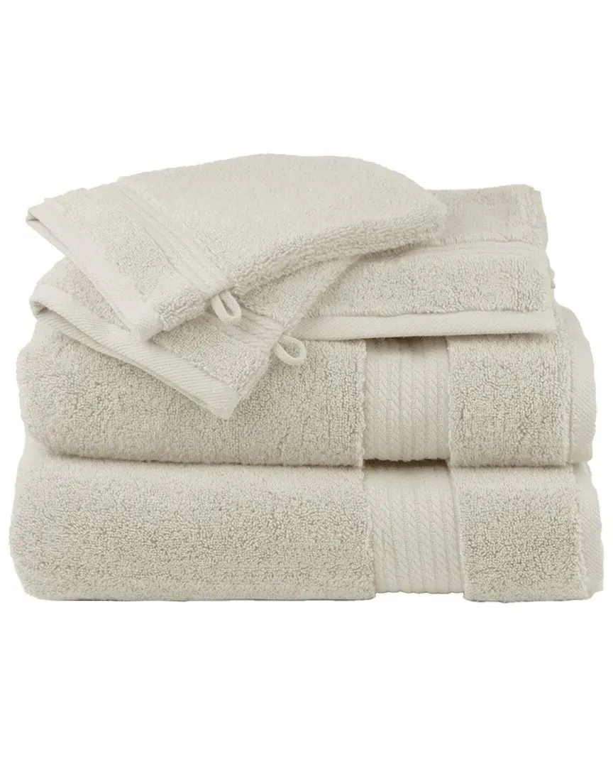 Alondra 6pc Zero Twist Cotton Bath Set - Ivory