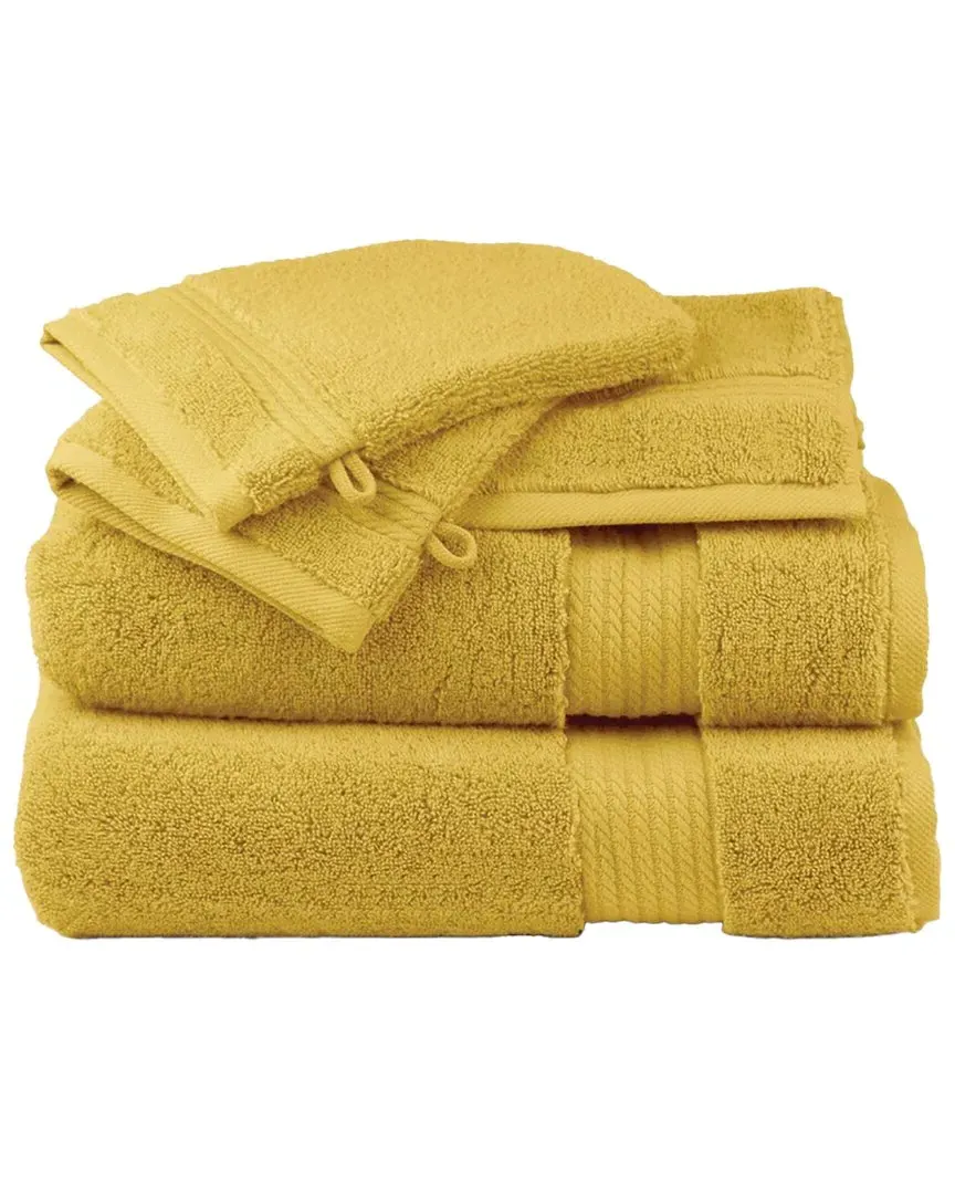 Alondra 6pc Zero Twist Cotton Bath Set - Saffron