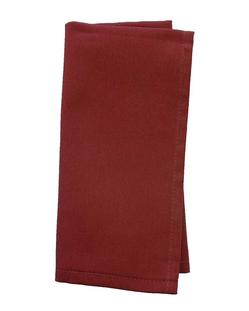 Confettis Set of 6 Napkins - Aubergine, Cotton