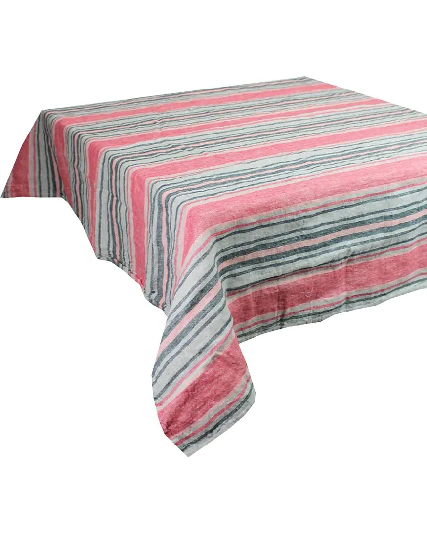 Sombrilla Square Tablecloth - Coral, Linen image