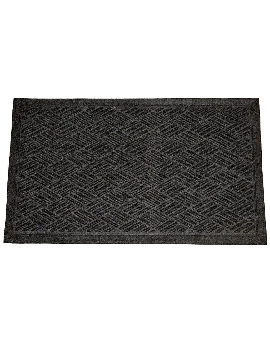 Aqua-Loc Diagonal Lines Doormat - Graphite, Polypropylene