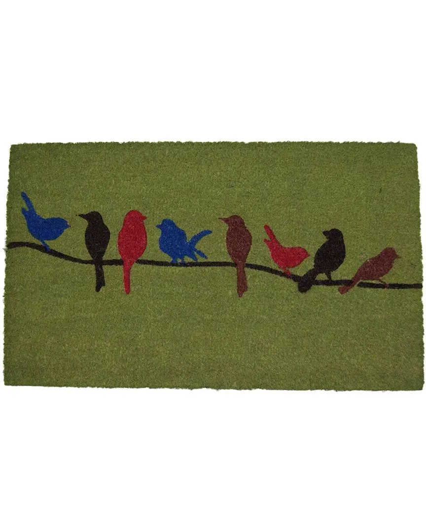 Coir Birds Welcome Mat - Multicolor image