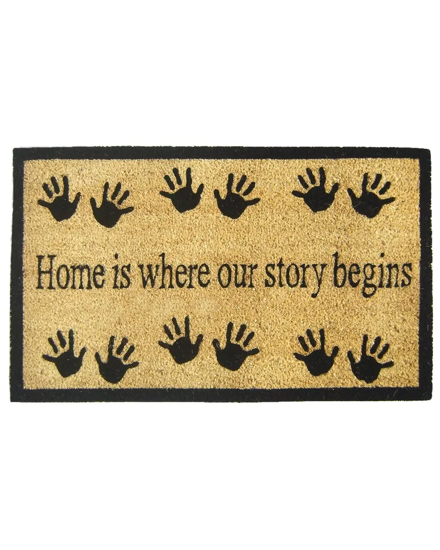 Coir Home Is Where Doormat - Multicolor
