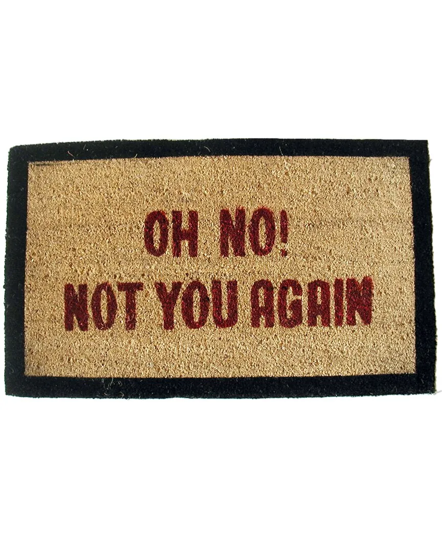 Coir Oh No Not Doormat - Multicolor