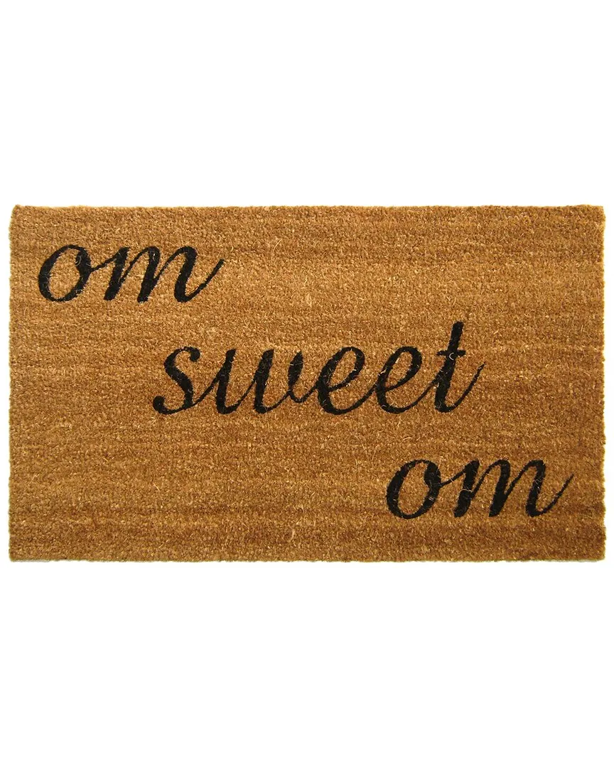 Coir Om Sweet Doormat - Multicolor