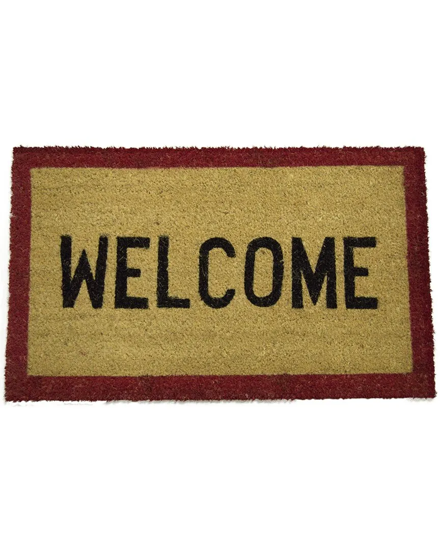 Coir Welcome Mat - Multicolor