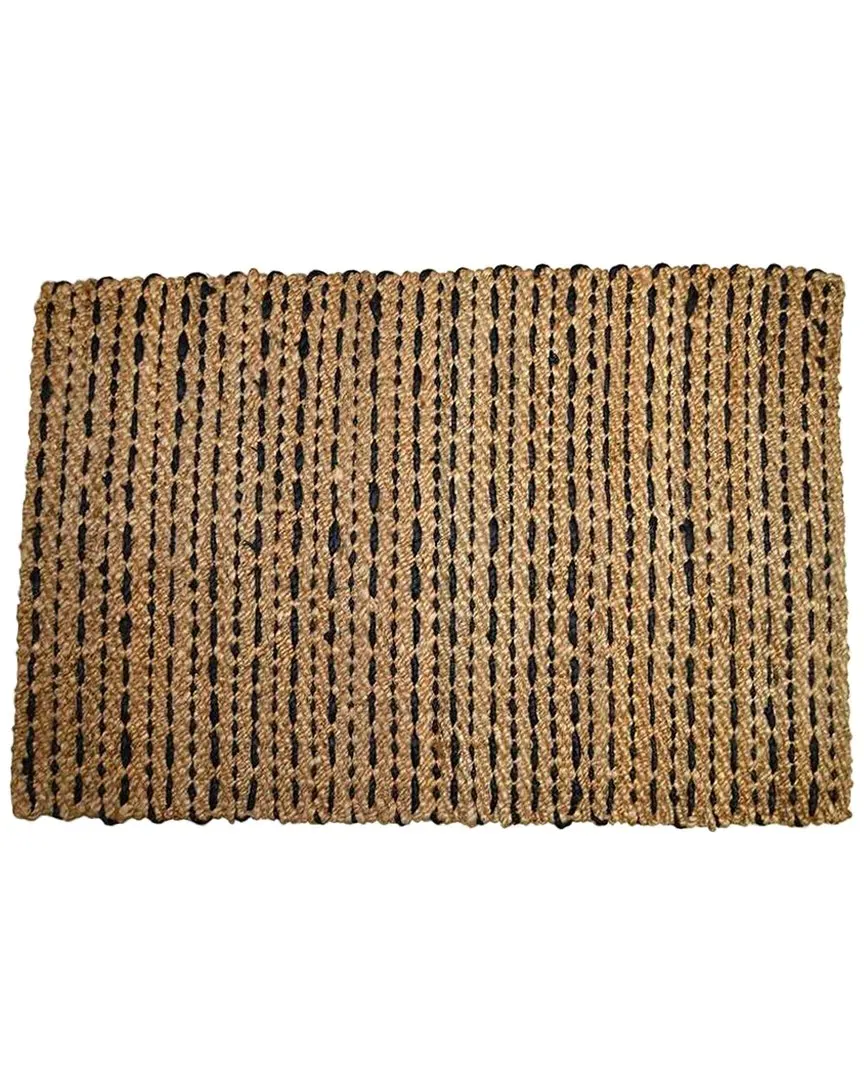 Jute Hand Spun Rug - Black, Jute