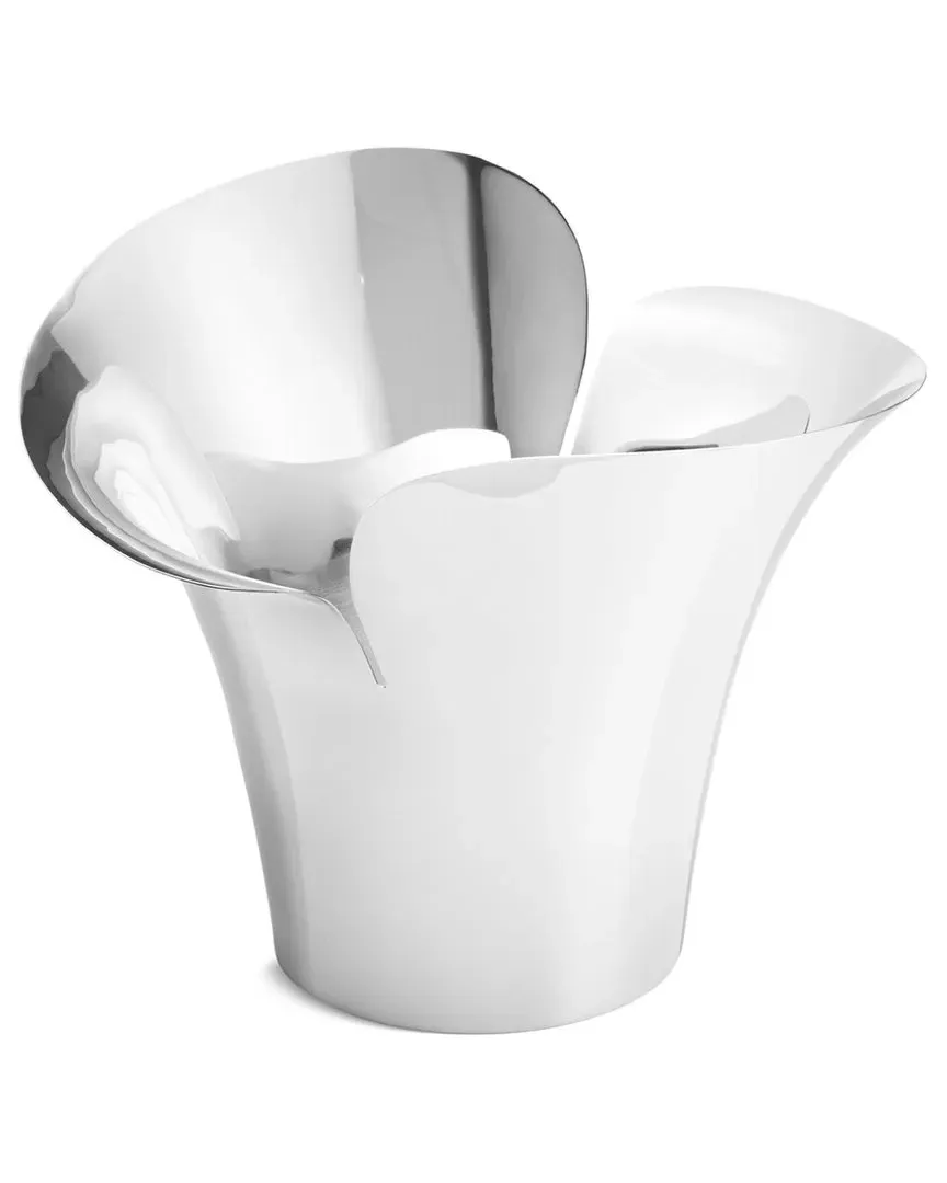 Medium Bloom Botanica Flower Pot - Silver, Stainless Steel image