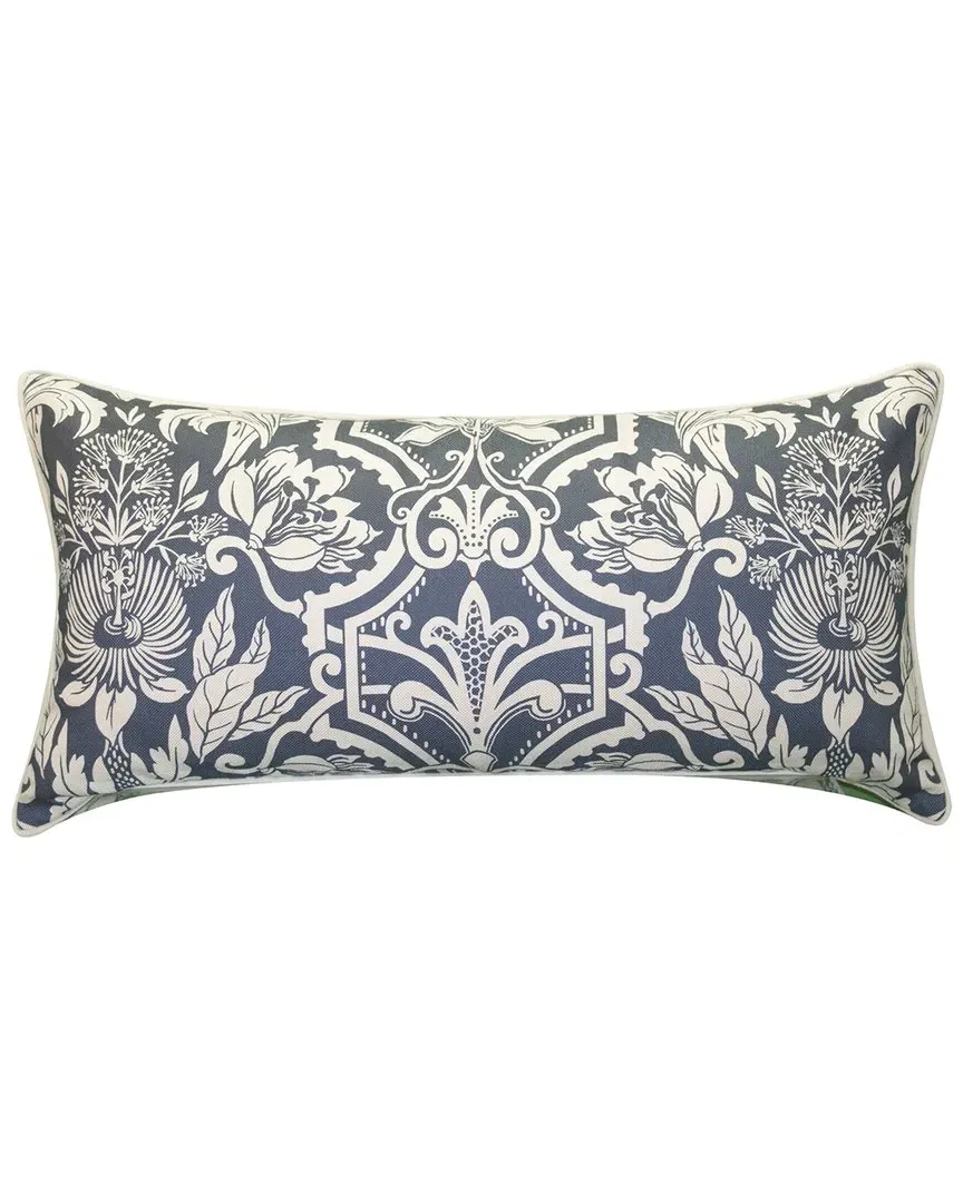 Edie@Home New York Botanical Garden Alhambra Lumbar Pillow - Navy image